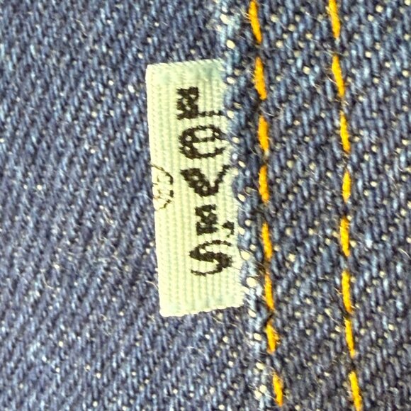 Vintage 1970s/1980s Women’s Levi’s Jeans, White Patch, 29"x29", High Rise Dark D - Picture 5 of 9